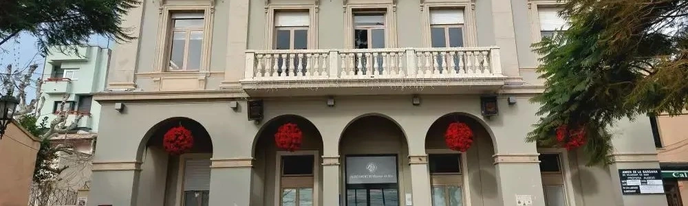 fotografia en el carrusel del ayuntamiento de Vilassar de Mar